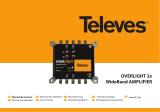 Televes Overlight WideBand Amplifier 29 dB, (1 satellite) 250...2400 MHz Instrukcja obsługi