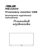 Asus ZenScreen MB16AHV instrukcja