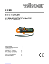 Velleman DCM269 Instrukcja obsługi