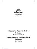 Tracer Exclusive Scirocco Instrukcja obsługi