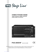 IMG Stage Line PMX-800DSP Instrukcja obsługi