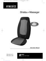 HoMedics Shiatsu Plus Massager w/ Heat Instrukcja obsługi
