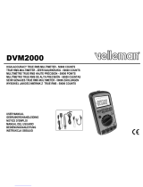 Velleman DVM2000 Instrukcja obsługi