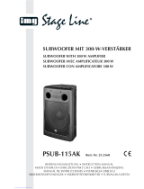 IMG Stage Line PSUB-115AK Instrukcja obsługi