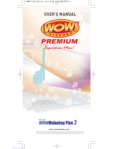 WOW! Videoke Premium WOW Mabuhay Plus 2 Instrukcja obsługi