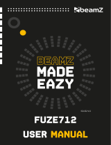 Beamz Fuze712 Wash Moving Head Instrukcja obsługi