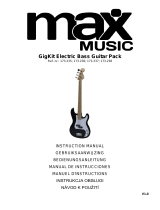 MaxMusic GigKit Bass Guitar Pack Red Instrukcja obsługi