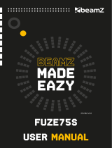 Beamz Fuze75S Spot 75W LED Moving Head  Instrukcja obsługi