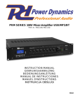 Power Dynamics PRM240 Instrukcja obsługi