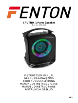 Fenton Sputnik 1 LED Party Speaker Instrukcja obsługi