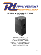 Power Dynamics PDY2215A Instrukcja obsługi