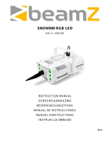 Beamz Snow900LED Snow Machine Instrukcja obsługi