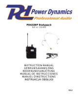 Power Dynamics PD632BP Instrukcja obsługi