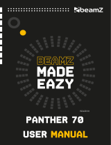 Beamz Panther 70 LED Spot Moving Head  Instrukcja obsługi