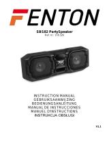 Fenton SBS80 PartySpeaker Instrukcja obsługi