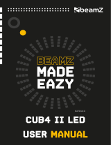 Beamz Cub4 II LED Quad derby Instrukcja obsługi