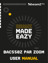 Beamz Pro BAC550Z Instrukcja obsługi
