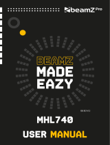 Beamz Pro MHL740 Instrukcja obsługi