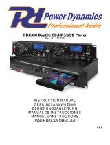 Power Dynamics PDX350 Instrukcja obsługi