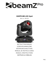 Beamz Pro IGNITE180S Instrukcja obsługi