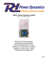 Power Dynamics PDVC12 Instrukcja obsługi