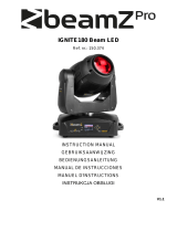 Beamz Pro IGNITE180B Instrukcja obsługi