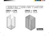 RAVAK Chrome CRV1+CPS shower enclosure Instrukcja instalacji