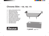 RAVAK Chrome Slim bathtub Instrukcja instalacji