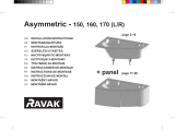 RAVAK Asymmetric bathtub Instrukcja instalacji