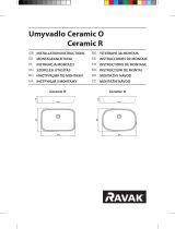 RAVAK Ceramic Washbasin Ceramic O Instrukcja instalacji