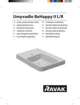 RAVAK BeHappy II Corner Washbasin Instrukcja instalacji