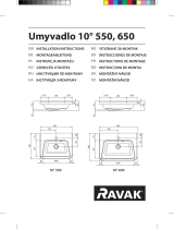 RAVAK 10° washbasin Instrukcja instalacji