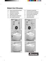 RAVAK Uni Chrome bidet Instrukcja instalacji