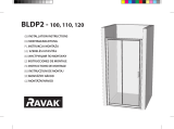 RAVAK Blix BLDP2 shower door Instrukcja instalacji