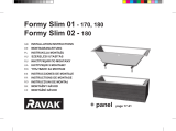 RAVAK Formy 02 Slim bathtub Instrukcja instalacji