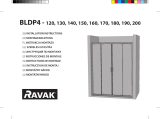 RAVAK Blix BLDP4 shower door Instrukcja instalacji