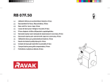 RAVAK R-box Vertical O2/O3, base body for two-way and three-way concealed faucets Instrukcja instalacji