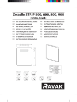 RAVAK Strip Mirrors 500/600/800/900 Instrukcja instalacji