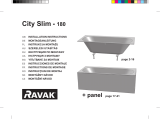 RAVAK City bathtub Instrukcja instalacji