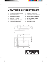 RAVAK BeHappy II washbasin Instrukcja instalacji