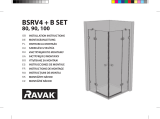 RAVAK Brilliant BSRV4 shower enclosure Instrukcja instalacji