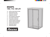 RAVAK MSDPS shower door Instrukcja instalacji