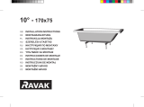 RAVAK 10° bathtub Instrukcja instalacji
