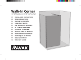 RAVAK Walk-In shower enclosure, Corner model Instrukcja instalacji