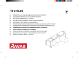 RAVAK R-box Basin, base body for concealed washbasin faucets Instrukcja instalacji