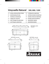 RAVAK Natural Duo Washbasin Instrukcja instalacji