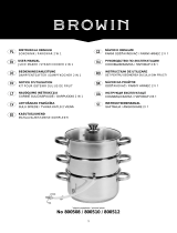 BROWIN 800508 2 In 1 Juice Maker and Steam Cooker Instrukcja obsługi