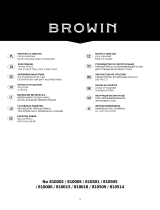 BROWIN 810015 Instrukcja obsługi