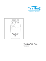 TESTBOY 20 Plus Instrukcja obsługi