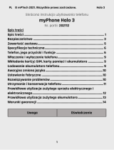 myPhone Halo 3 Instrukcja obsługi